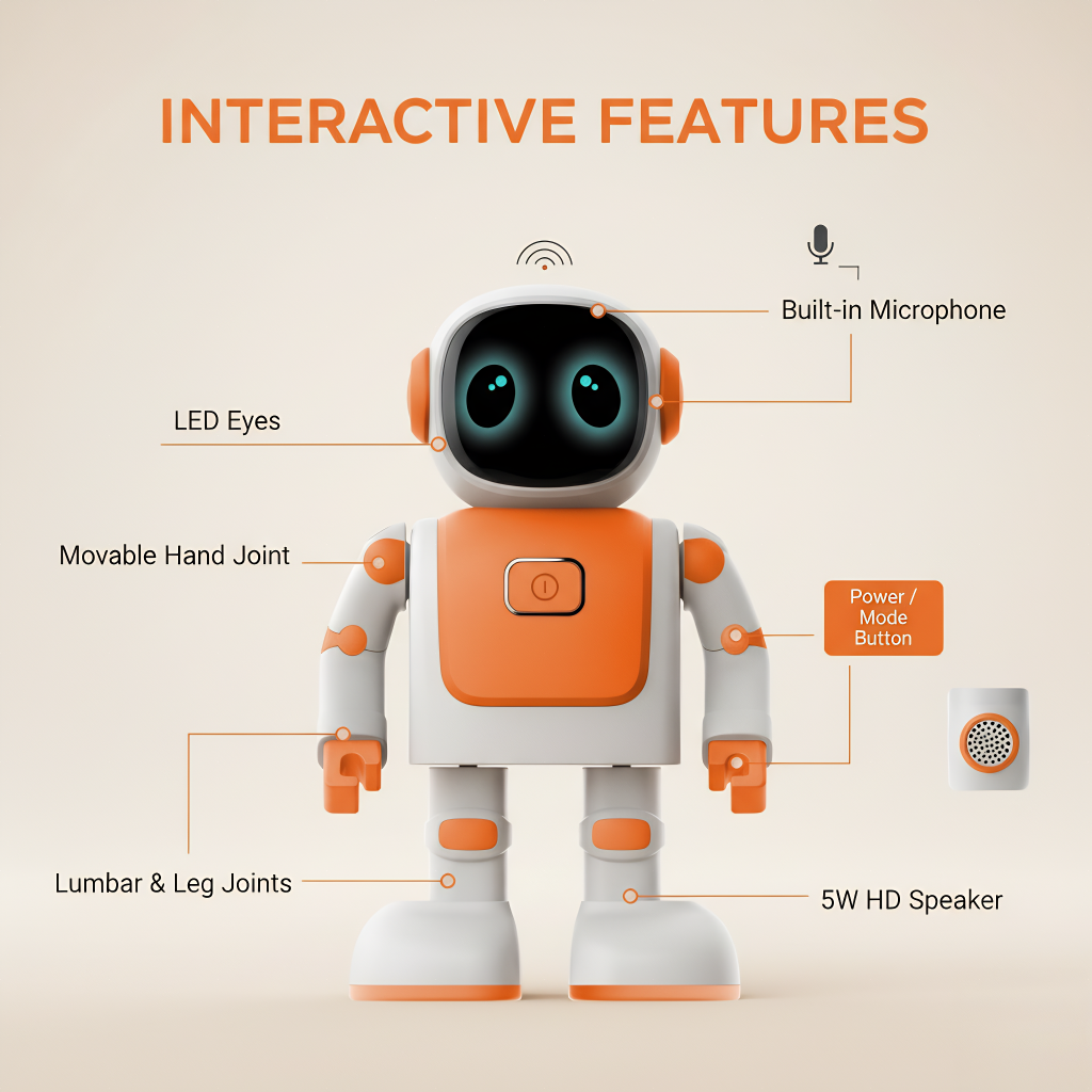 Robert Smart AI Robot Toy with ChatGPT-5